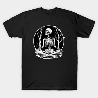 Skeleton Forest Meditation T-Shirt